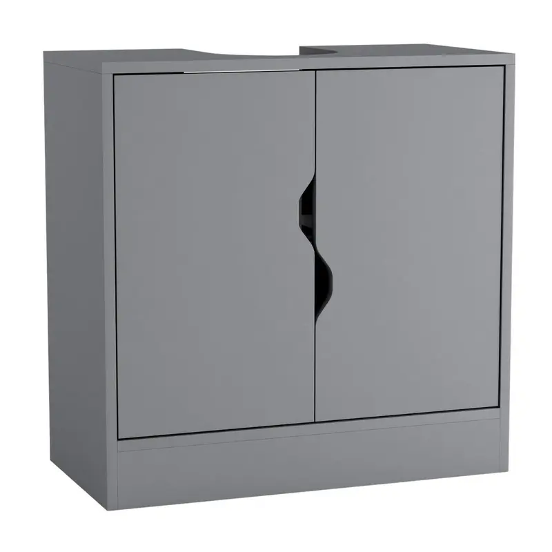 Bathroom Sink Cabinet with Partial Pedestal 1