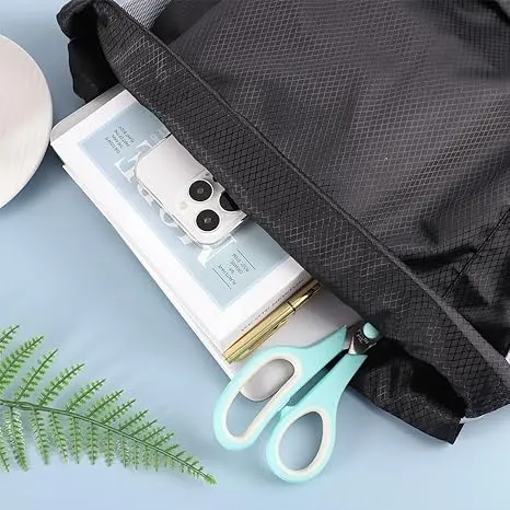 Drawstring Fitness Bag, Drawstring Backpack Waterproof Sports Bag and Neutral Pe Bag Are Suitable for School Sports, Swimming and Mountain Climbing and Multipurpose bag 1