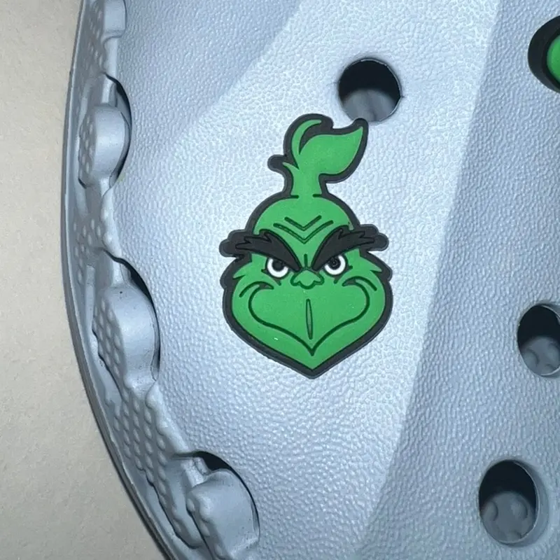 Green character inspired shoe croc charm 0