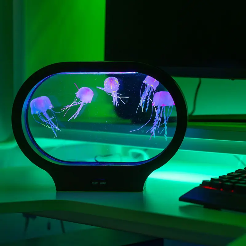5pc Jellyfish Colour Changing Table Lamp 0