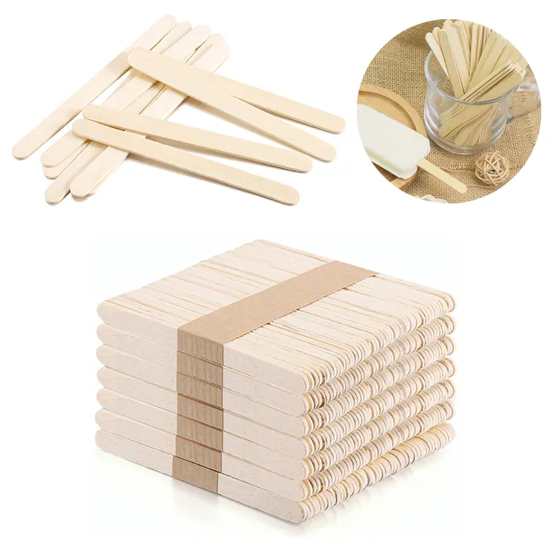 50/100/150Pcs Resin Tool Epoxy Stirring Stick Popsicle Ice Cream Stick Handmade DIY Resin Mold Wood Ice Pop Sticks Making Tools 0