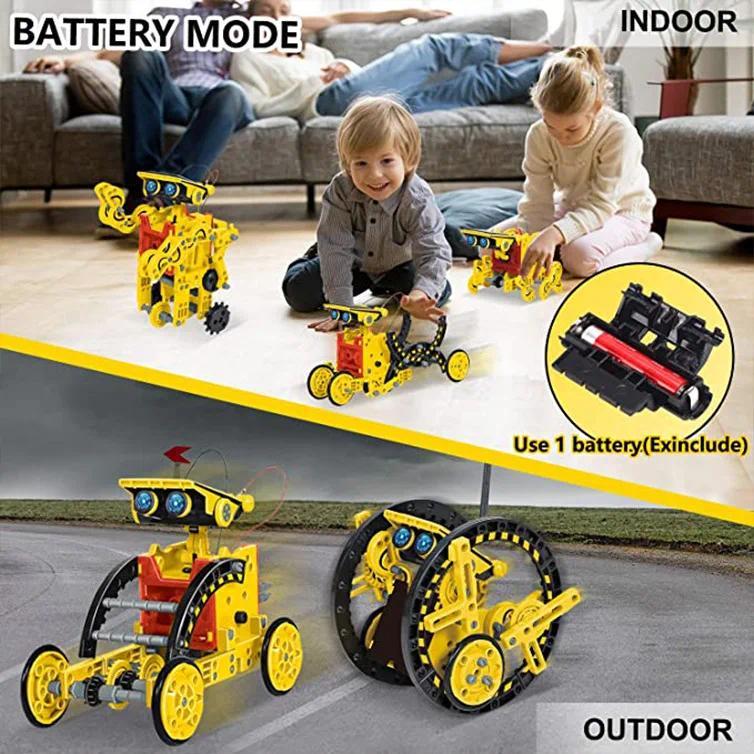 Product Introduction of 12 in 1 Science Experiment Solar Robot Toy DIY Building Powered Learning Tool Education Robots Technological Gadgets Kit for Kid 27