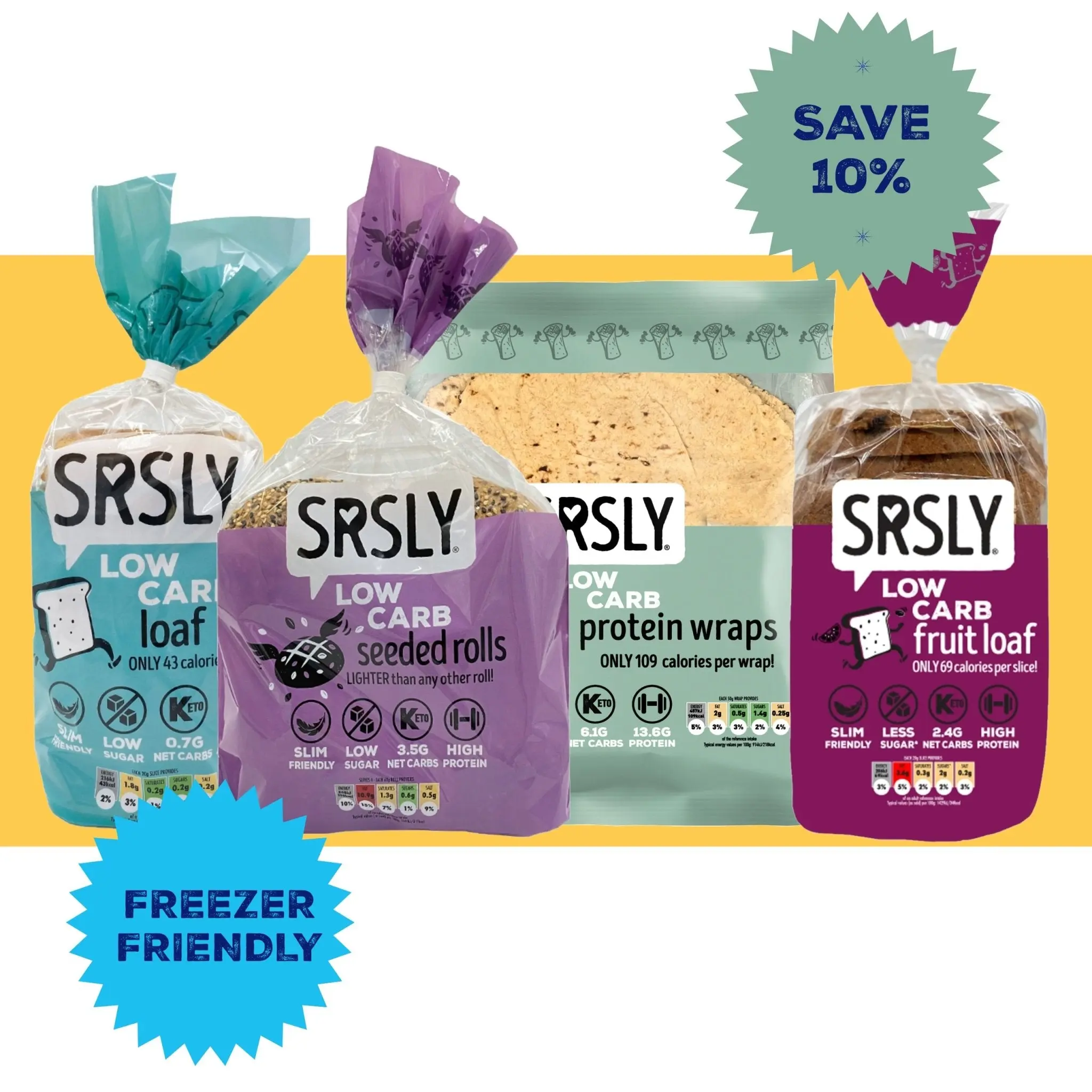 SRSLY Low Carb 'Best Selling Bread' Bundle - Save 10%