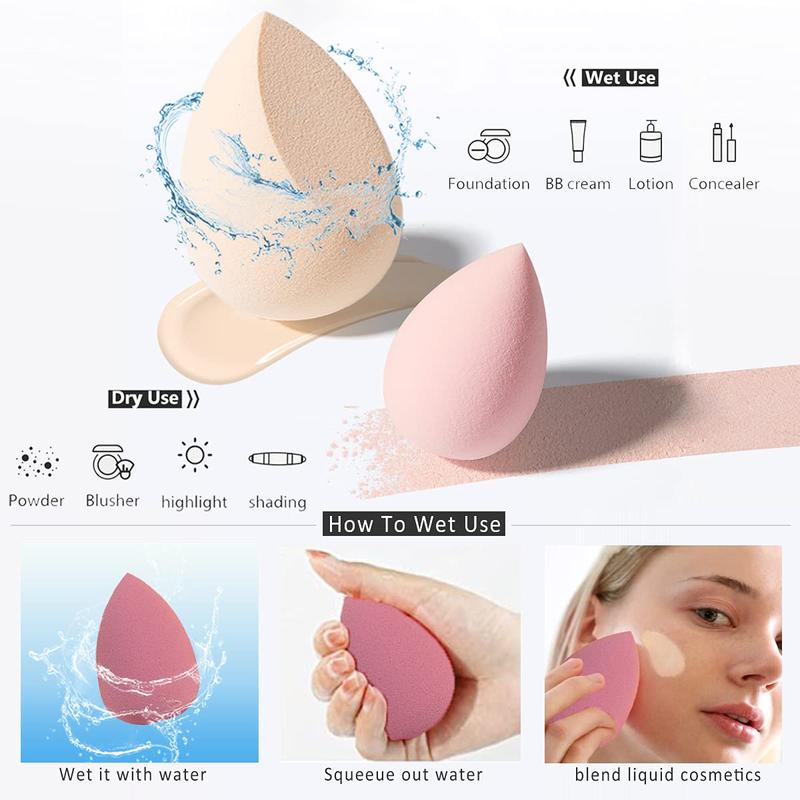 12pcs Powder Puffs and Makeup Sponge Set 5