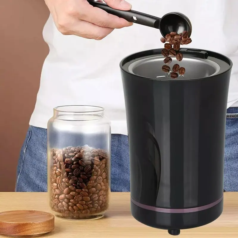 Electric Coffee Grinder Grinding Milling Bean Nut Spice Matte Blade Blender UK 4