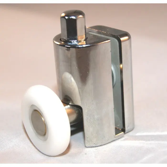 2 x Shower Single Bottom Door Rollers/Runners/ Replacements /Spares/Wheels 23mm or 25mm Wheel Diameter L073 4