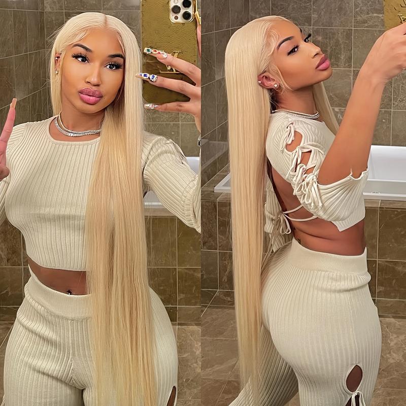 Product Introduction of Human Hair Lace Frontal Wig Straight Lace Front Human Hair Wig Lace Colored Wig For Women Wigs 5
