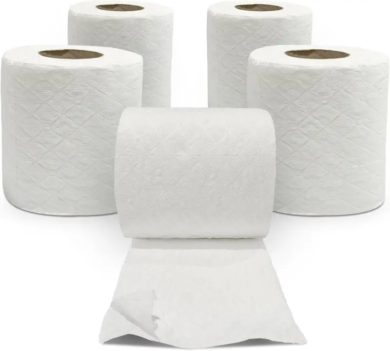 144 Rolls Luxury Bathroom Luxury Quilted Toilet Rolls 2ply Unscented (4*36pk) 1