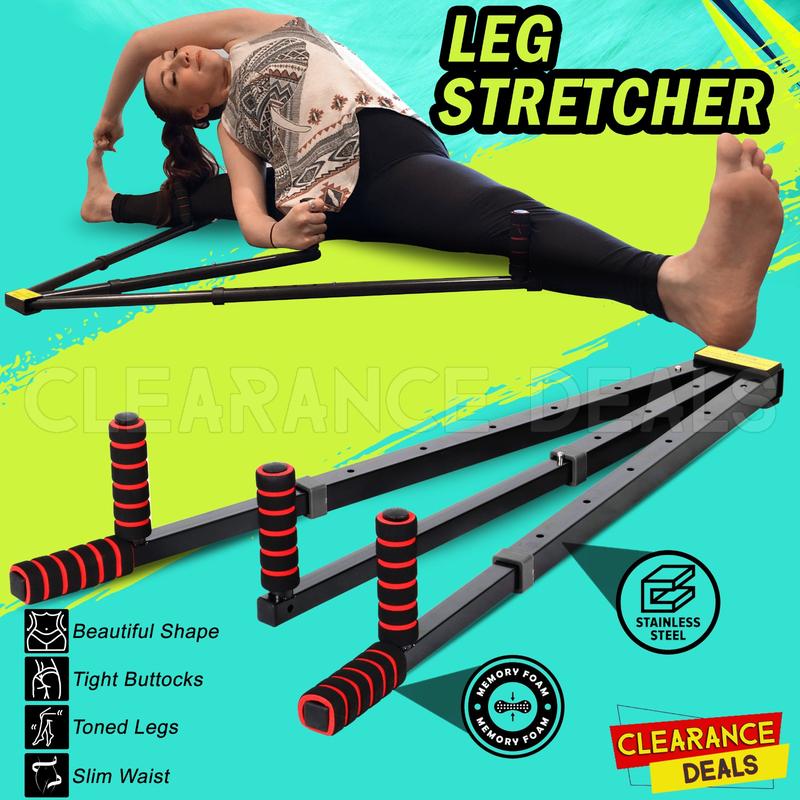 Lions Leg Stretcher - Heavy Duty 3 Bar Leg Split Stretching Machine, Gymnastic Portable Flexibility Extension Equipment for Ballet and MMA 0