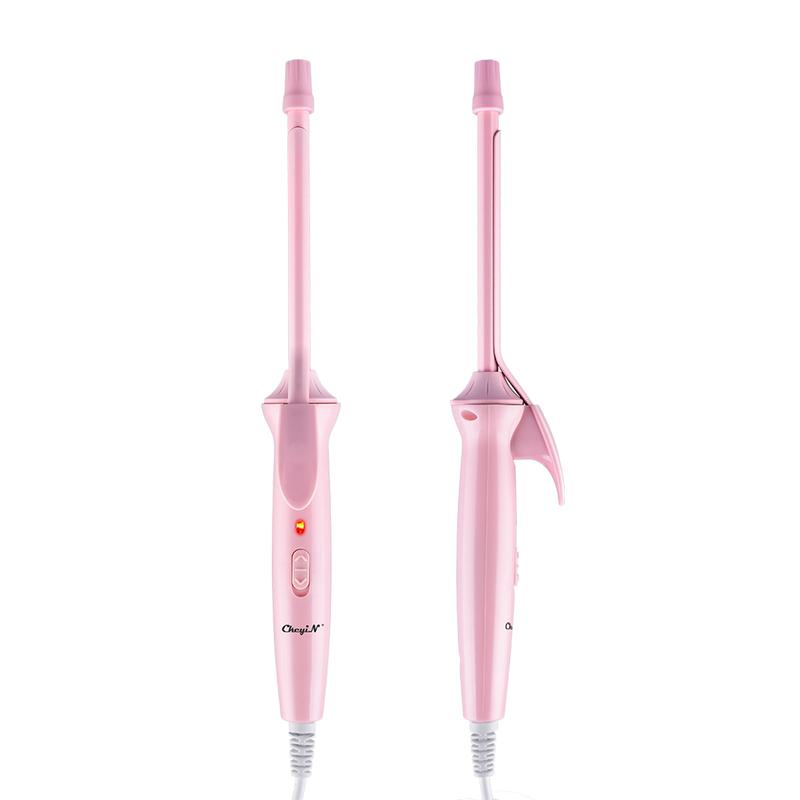 Product Introduction of 9Mm Mini Hair Curling Iron Hair Curler Wand Professional Curly Tongs Ceramic Electric Salon Styling Tool Small Crimping Iron 25