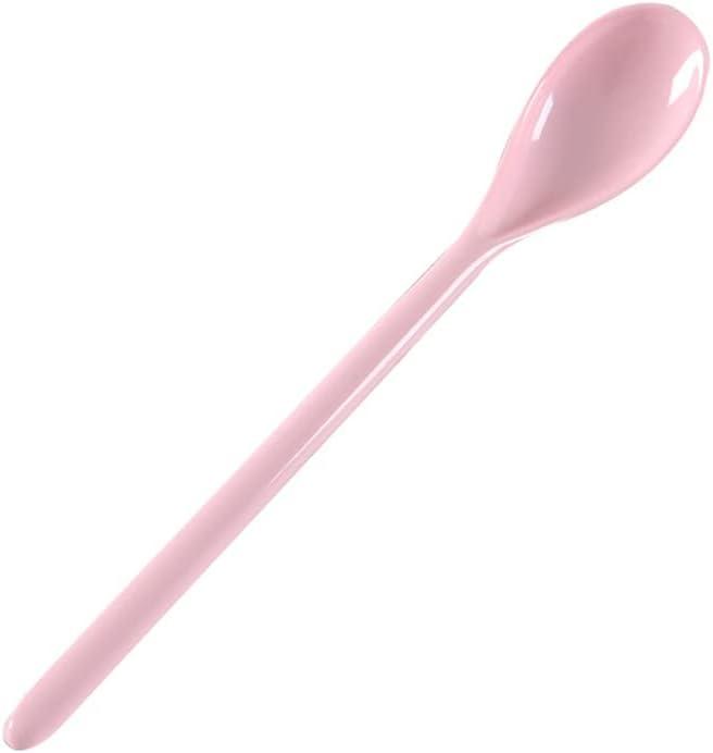 5 Pcs Long Handle Melamine Spoons Colorful Coffee Spoons Cocktail Stirring Spoons Yogurt Mixing Teaspoon for Ice Cream Milk , #Cutlery #Tableware 3