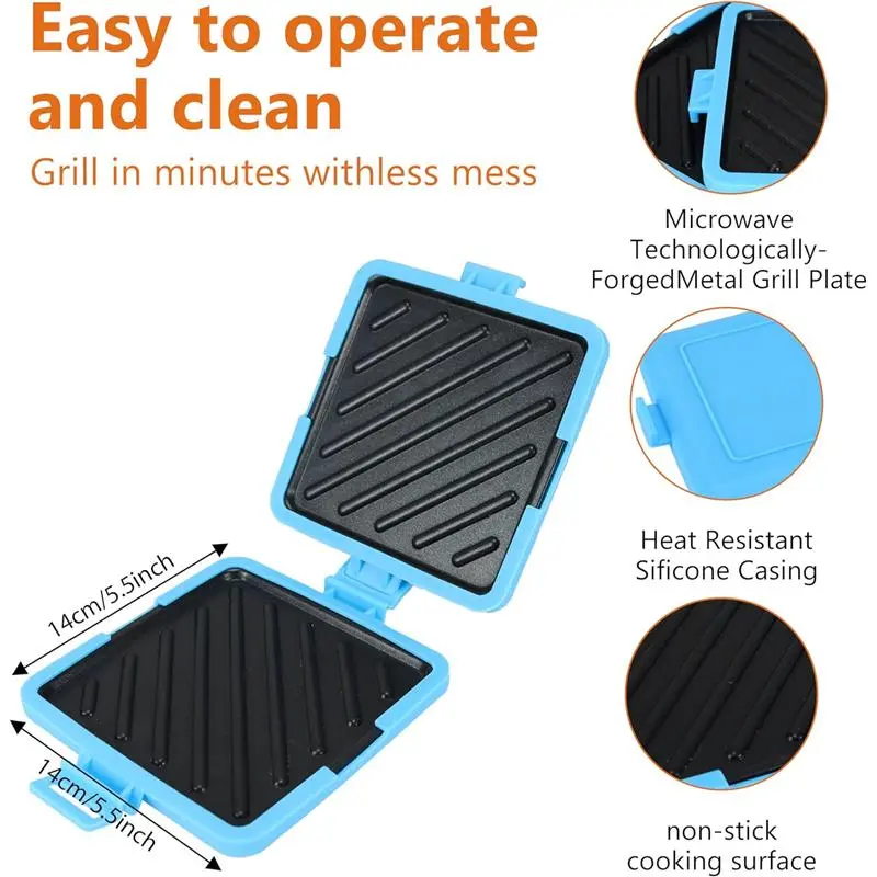 Sandwich Maker, Micro Microwave Toastie Maker, Versatile Small Toaster 4