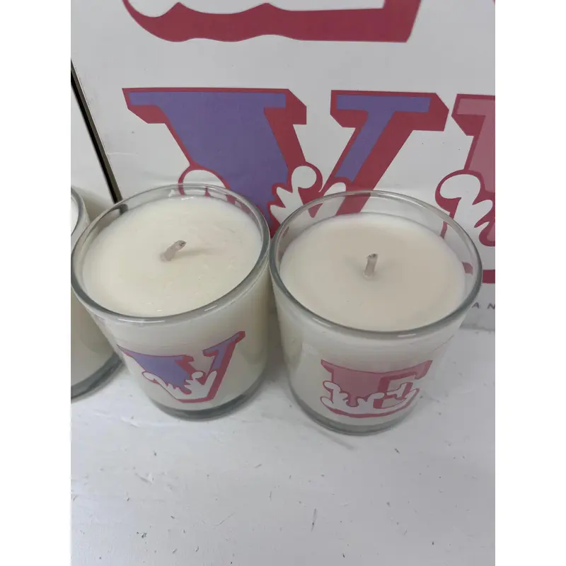 Moonpig LOVE set of 4 pure Soy scented candles Decor Gift Cozy Fragrance 7