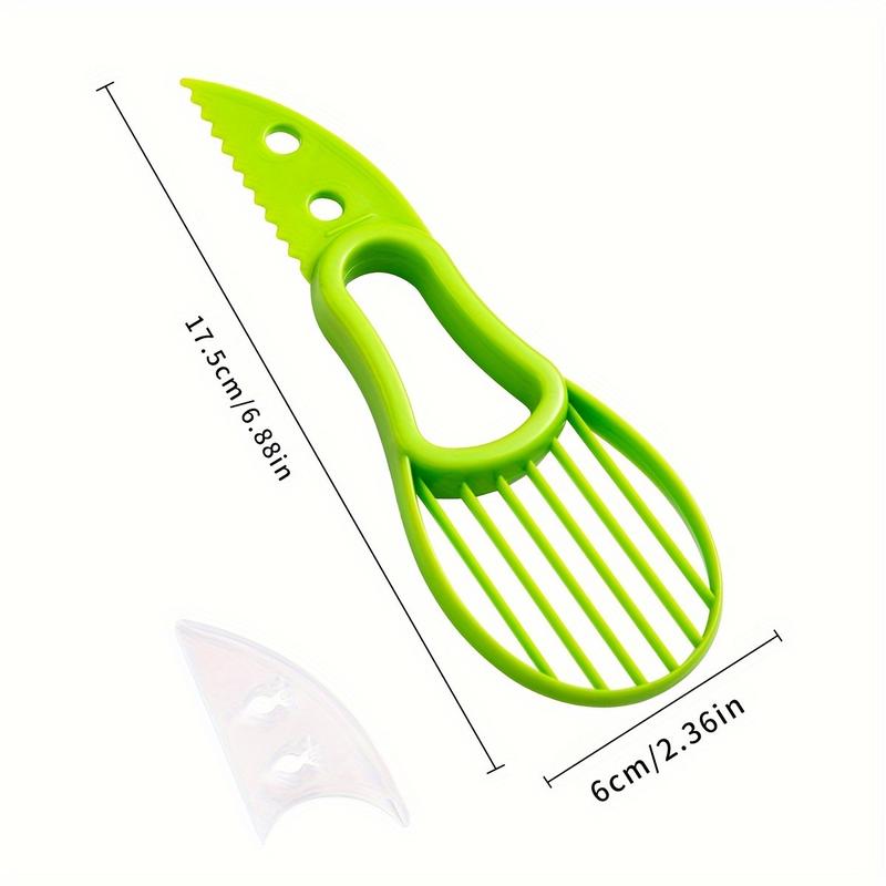 Product Introduction of Multifunctional 2-in-1 Avocado Slicer & Pitter - Durable Polypropylene, Food-Safe, Easy Prep - Peeler, Fruit Cutter 2