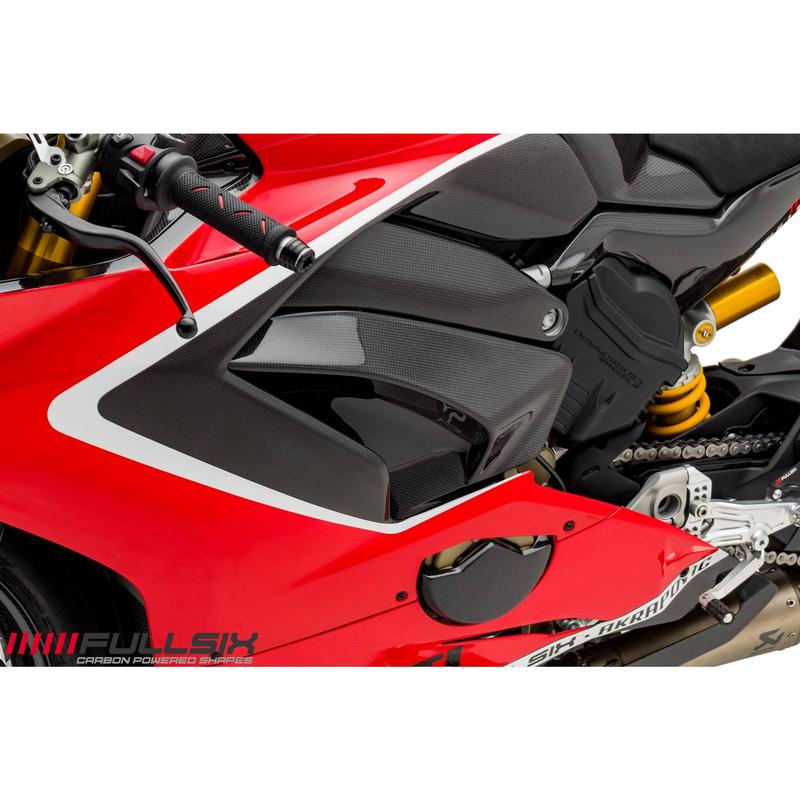 Fullsix Ducati Panigale V4 Carbon Fibre Frame Covers 1