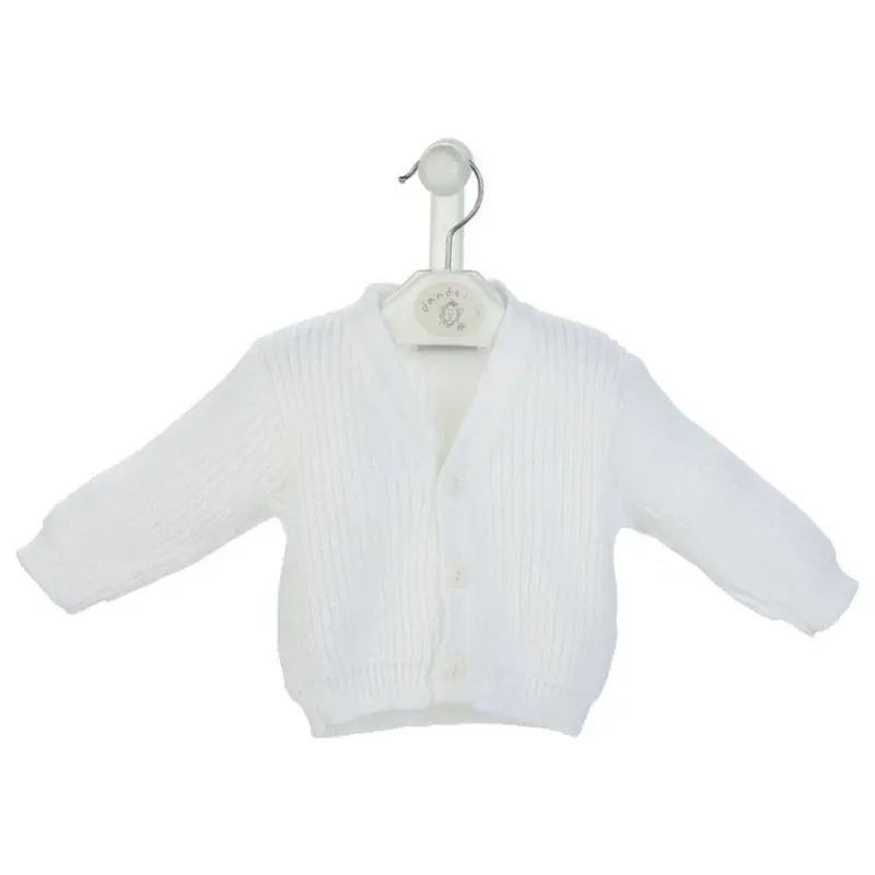 Baby Boys Girls Premature Early Baby Clothes Knitted Ribbed Cardigan 3-5lbs, 5-8lbs, Newborn, 0-3 Months, Blue, Pink and White 1