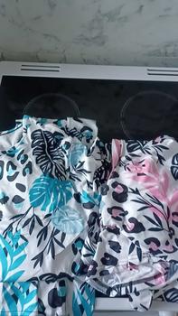 Product Review of 2 Pieces Plus Size All Over Print Pyjama Set, T-shirt & Trousers Two-piece Pj Set, Plus Size Clothing for Daily Home Wear, Casual Pyjamas for Women, Women's Sleepwear, Lounge Set for Women, Summer Clothes Women, Pajamas Sets Women from A**😍 0