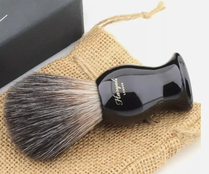Shaving Brush 100% Pure Black Super Badger HandCrafted Beard Ready Shave For Men
