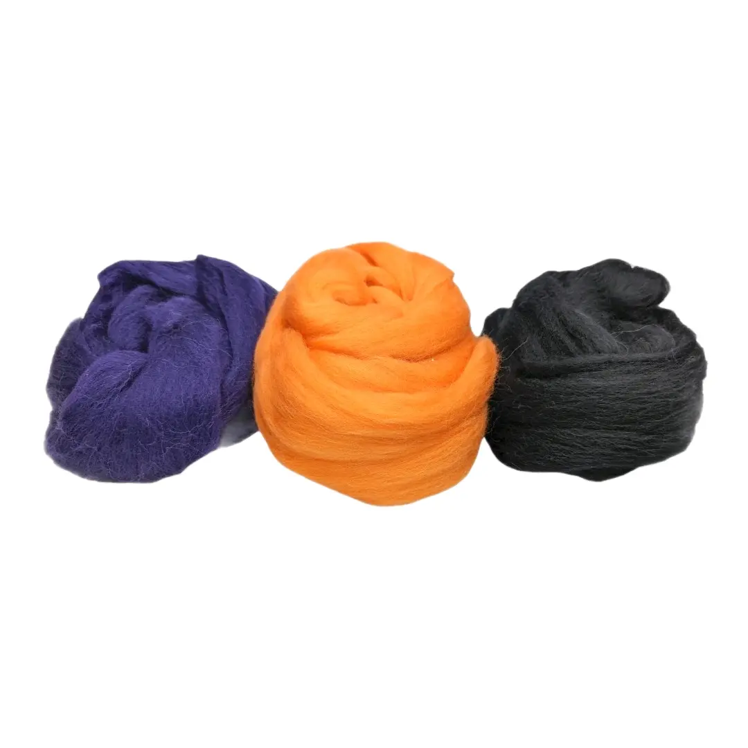 Chunky Wool - for Arm Knitting Merino Blanket Weaving Felting Jumbo Yarn Giant Wool Soft halloween crochet wool  felting