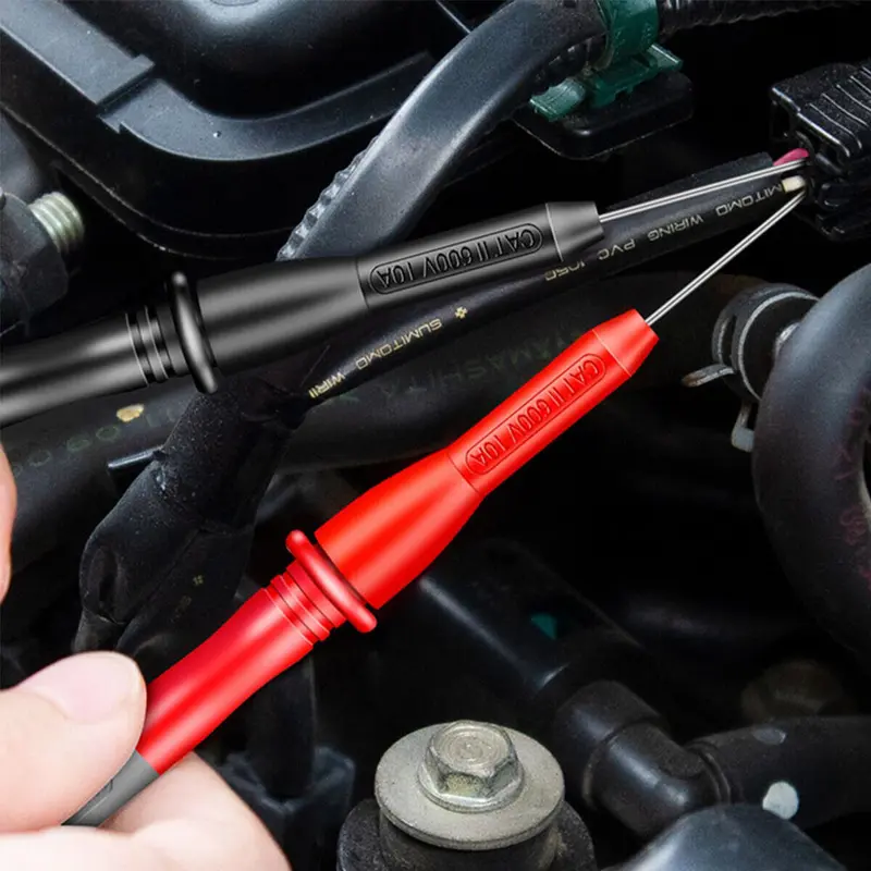Universal Multimeter Test Lead Extention Back Probes Sharp Needle Micro Pin 3