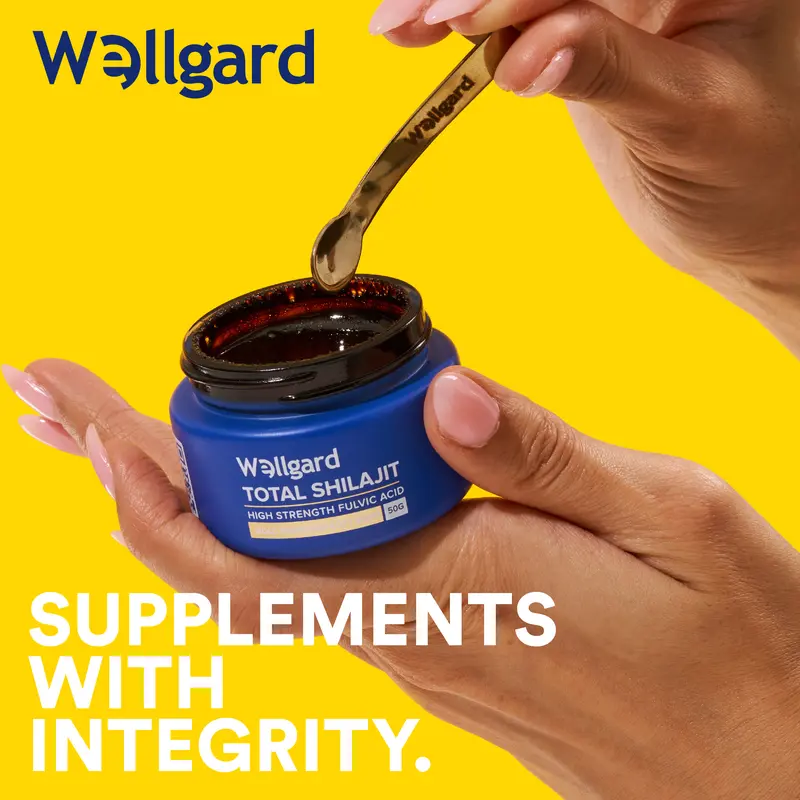 Wellgard Total Shilajit Resin Fulvic Acid 50 Grams, Himalayan Shilajit Resin, Natural Shilajit Gold, Shilajit Supplements 6
