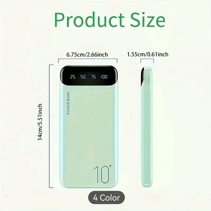 10000mAh Power Bank for Phone and Electronics Accessories Charging 2
