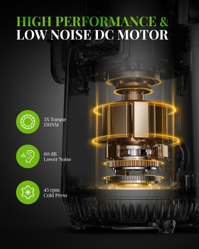 Cold press slow juicer 4