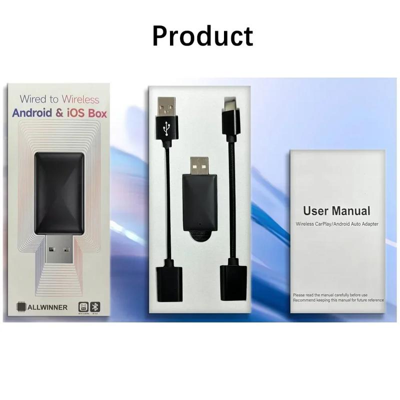 2024 New Mini Wireless CarPlay Android Auto Wireless Adapter For Kia Sportage K5 Carnival Picanto Soul Seltos Telluride Niro EV6 5