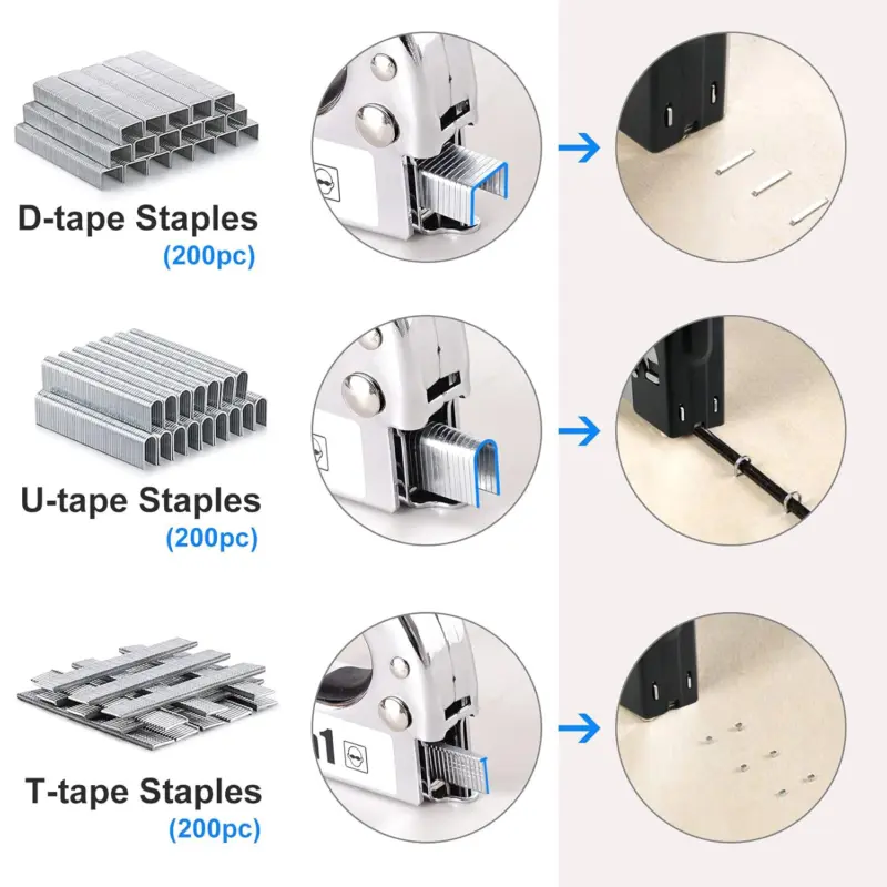 KPUY Upholstery Staple Gun DIY Nail Tacker Stapler Wood Brad Nailer 600x Staples 4