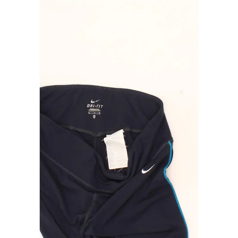 Pre-Owned Vintage NIKE Womens Dri Fit Bermuda Sport Shorts UK 14 Medium  Navy Blue Nylon 3