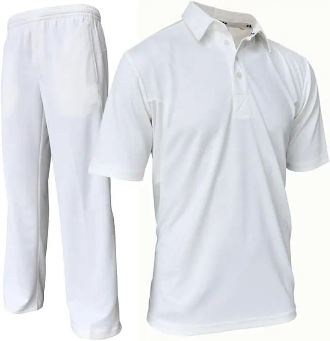 Maxx Cricket Kit Shirt and Trouser White, Breathable Material, New Quality for Men Set