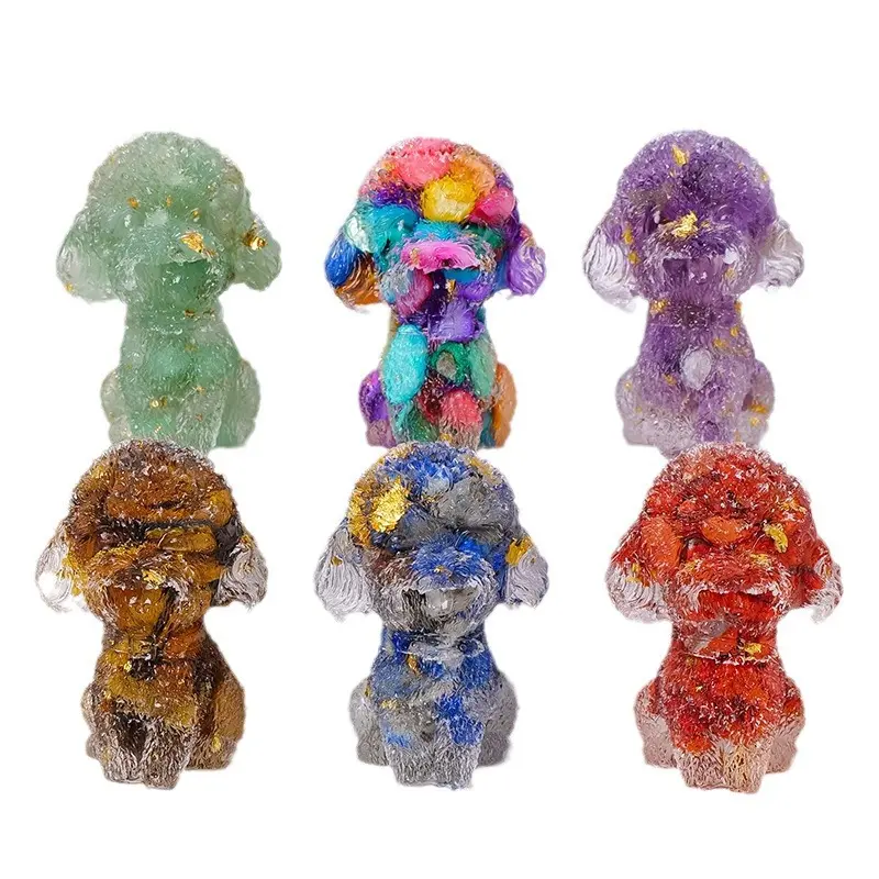 Crystal Dog, Crystal Puppy Christmas Decoration, Crystal Resin Crystal Dog, Halloween Gift, Reiki And Chakra Crystals, Christmas Gift, Crystal Gift, Home Decor,  Best Gift Ideas, Natural Crystal Collection, Crystal Decor, Crystal Seller UK, Crystal Shop 3
