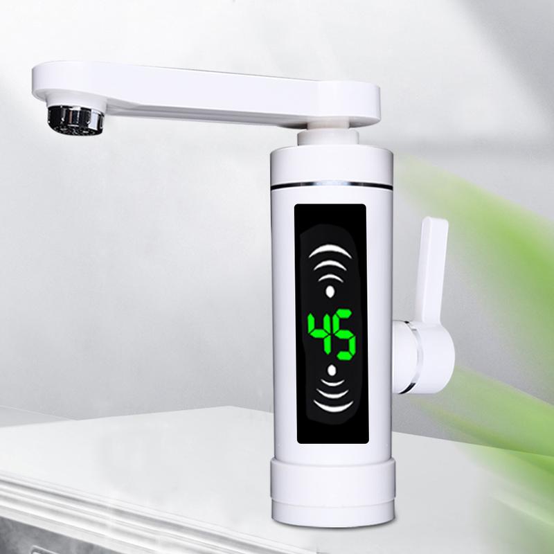 3000W Electric Faucet Instant Heating Continuous Heater Faucet with Digital LED Faucet 6