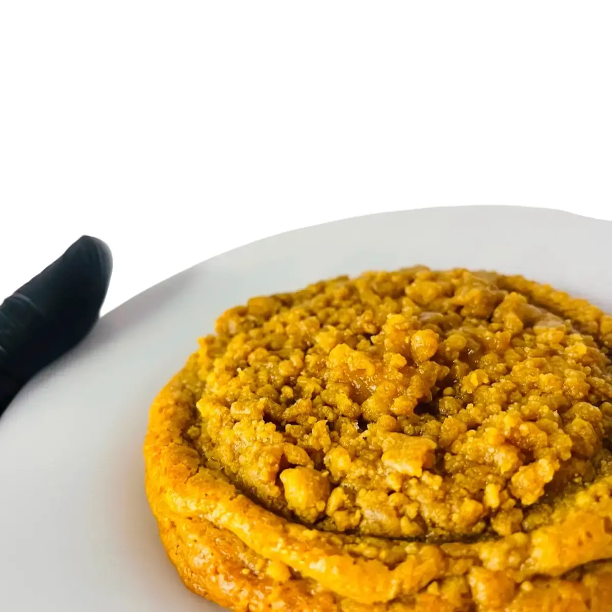 Apple to My Crumble (STUFFED) Apple Crumble Cookie by Bites of Temptation (DESSERT SIZE Snack) | Crumbl Bakery-Style with Perfectly Spiced Apple Chunks and a Buttery Crumble Topping | Halal Suitable cookies