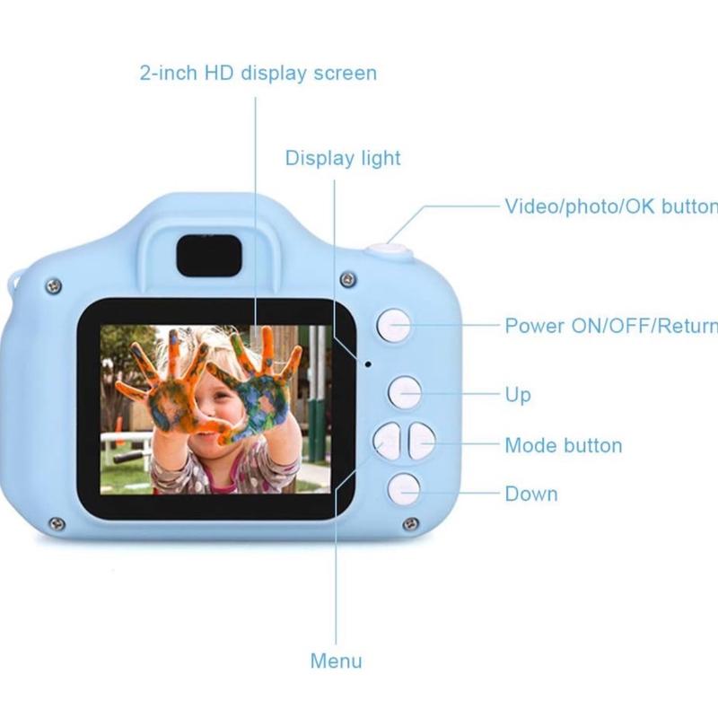 Kids Camera/Kids Digital Camera/Mini Toy Camera with 1080P Screen & 32GB SD Card/Creative Gifts for Children. For Colorful Memory toys 2