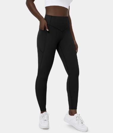 【Curlady】High Waisted Tummy Control Side PocketShaping Training Leggings 1