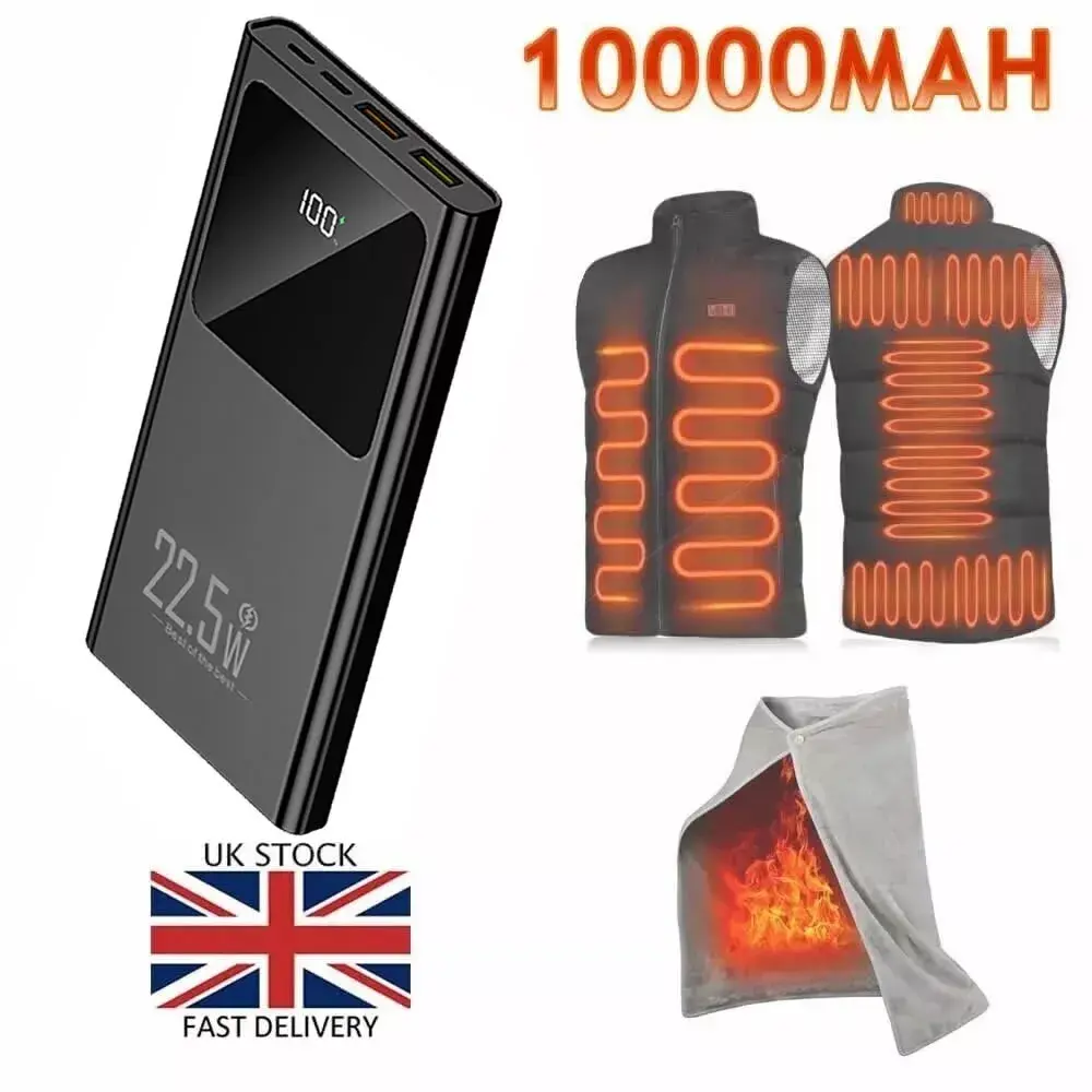 POWER BANK FOR ELECTRIC HEATED VEST JACKET BODY WARMER USB 5V 2A BATTERY PACK Accessories Charging