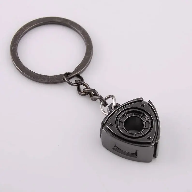 Car Piston Keyring Metal Piston and Rotary Keyring