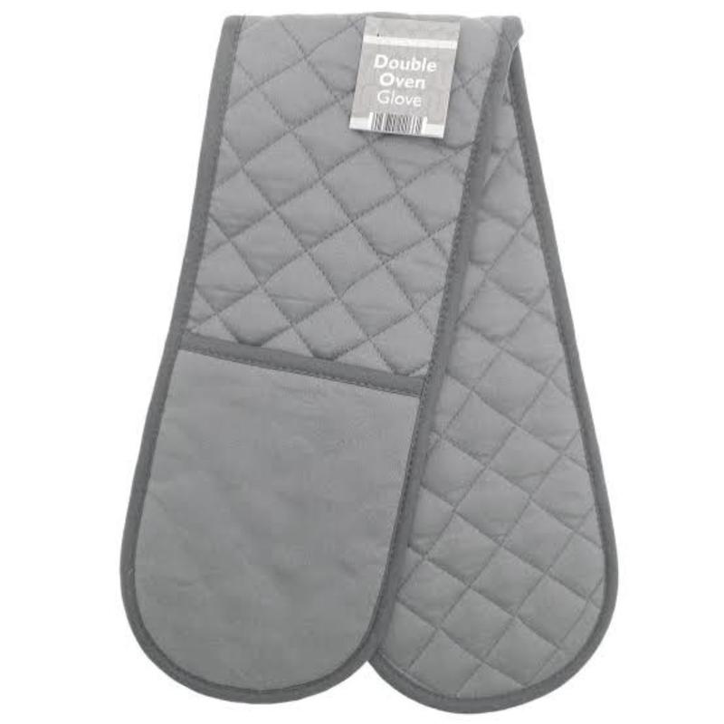 Stylish Double Oven Gloves with Insulated Cotton Mitts & Pot Holder - Various Designs - Classic, Bakeware 3