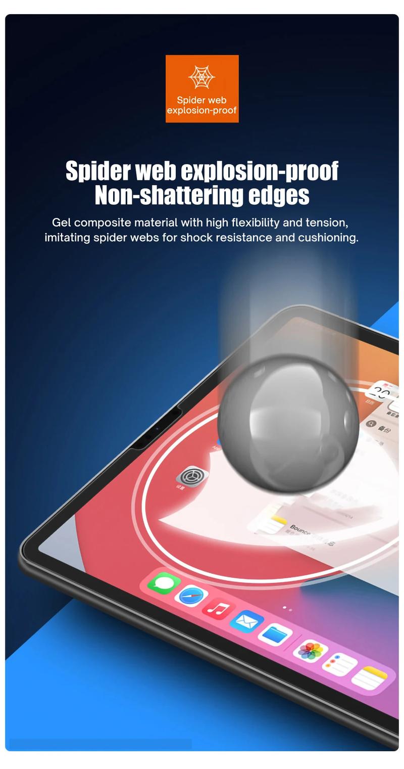 Product Introduction of 2Pcs Hydrogel Film For iPad Air 5 10.9 2022 iPad Pro 11 Air 4 for iPad 10.2 9th 8th 10.5 9.7 Mini 6 4 5 Liquid Screen Protector 19