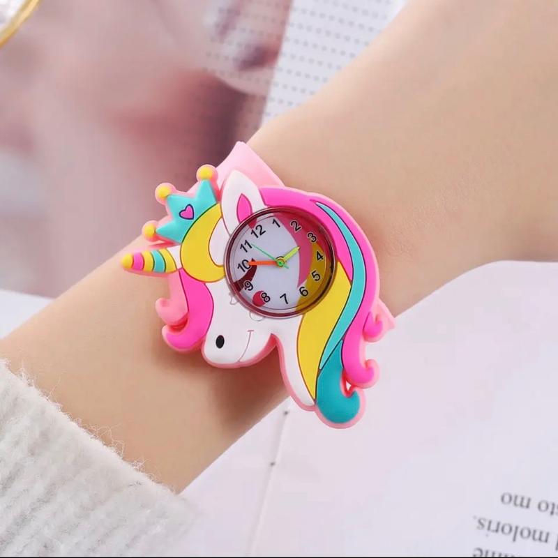 Baby Watch 3D Cartoon unicorn cartoon wrist watch for kids Cartoon Character 2