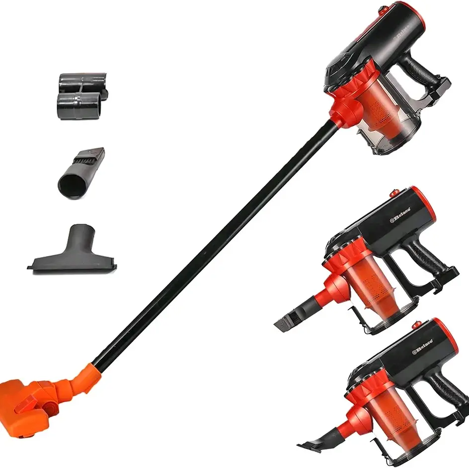 Belaco Corded Upright Vacuum Cleaner 600W - 3 in 1 Stick Handheld Vacuum Cleaner Bagless HEPA and Multi Cyclonic Function Portable and Light Weight am