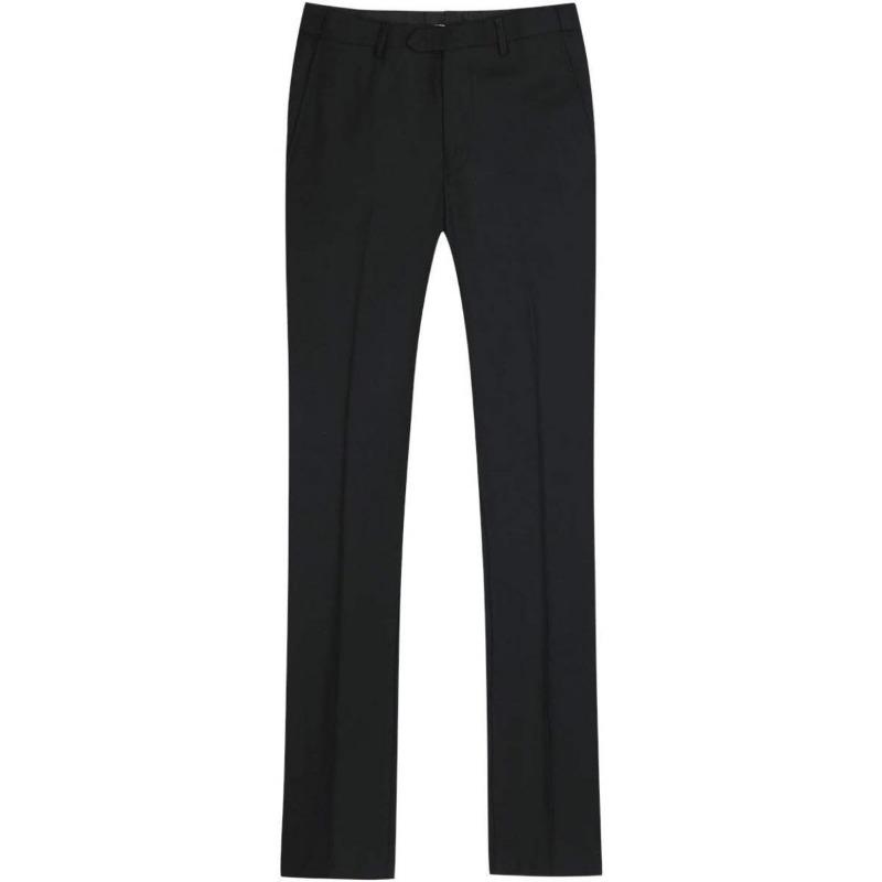 Men's 2-piece suit slim fit business suit jacket casual jacket long pants 4
