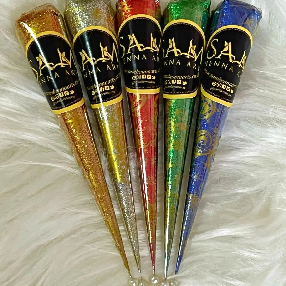 Glitter gel cones, temporary tattoos, glitters Shimmer