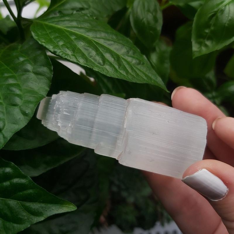 Selenite tower crystal 3