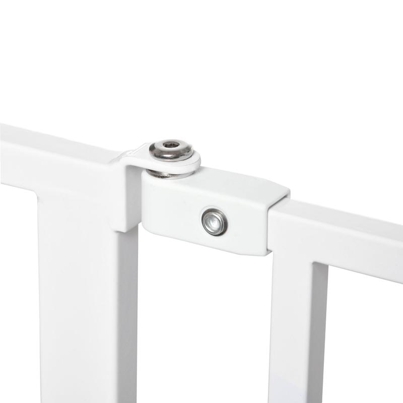 PawHut Extra Wide Dog Safety Gate, with Door Pressure, for Doorways, Hallways, Staircases - White 8