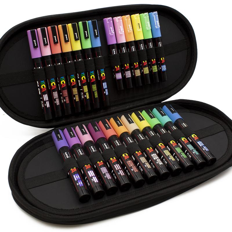 POSCA Display Cases | Paint Marker Art Pens | Gift Travel Case of 24 or 54 3