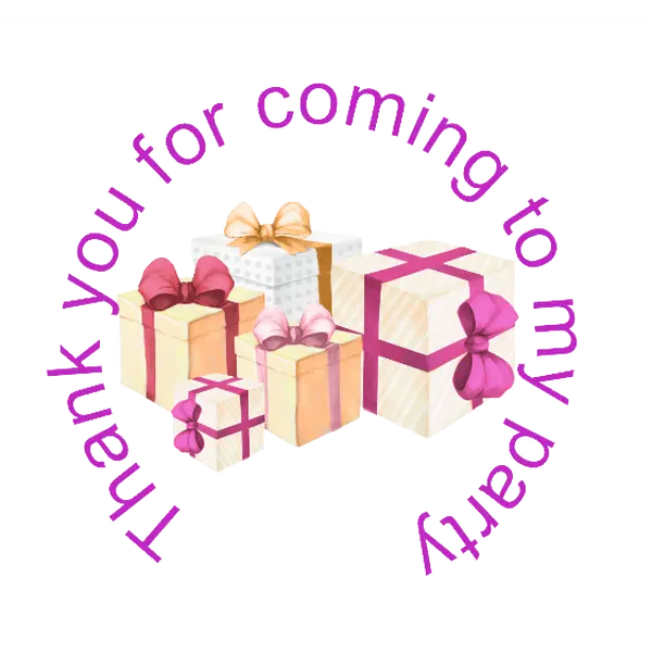 Personalised Stickers (Birthday, Anniversary, Party, Wedding etc.) 0