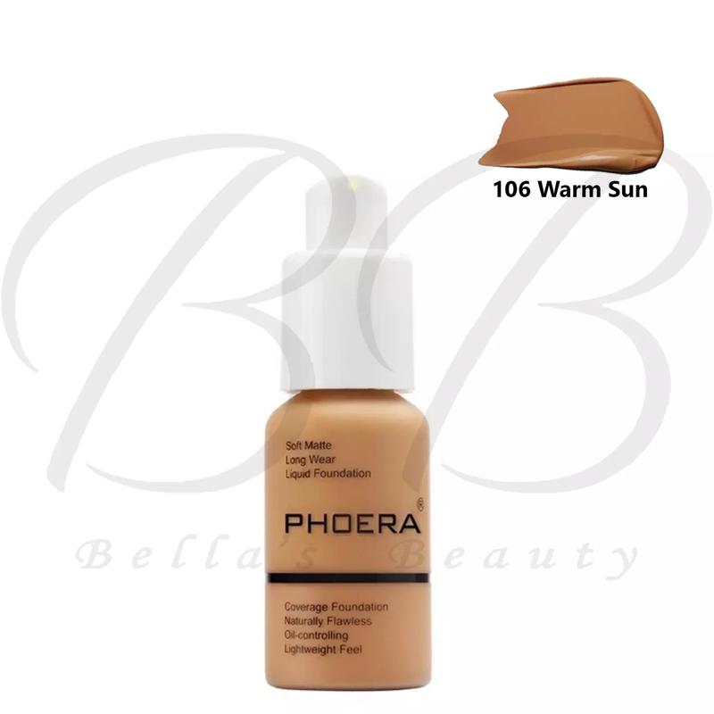PHOERA Bottle Liquid Matte Flawless Long Lasting Foundation 30ml 6