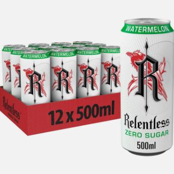 Relentless 12 Pack, 12x500ml Case of Relentless Energy Drink 3
